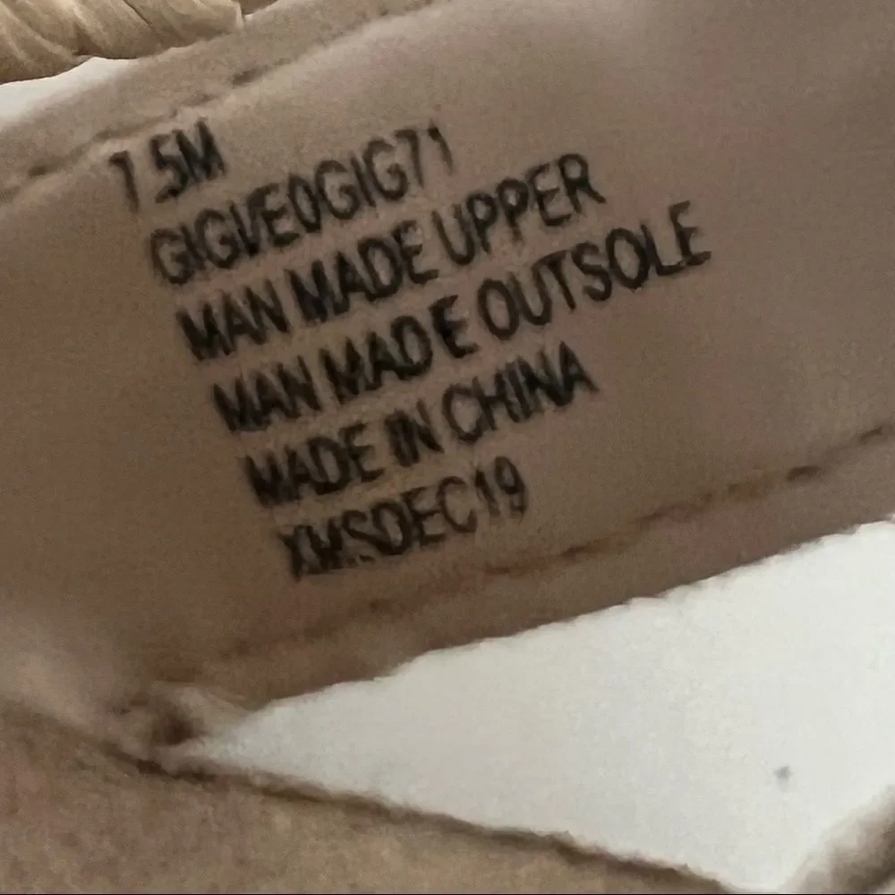 Esprit Beige Gigi Rope Platform Espadrille